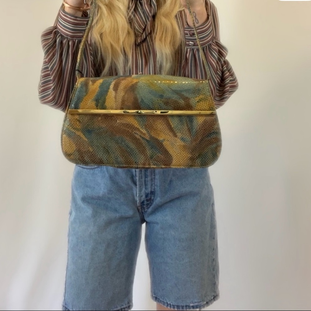 Vintage J. Renae Shimmering Milky Way Shoulder Bag
